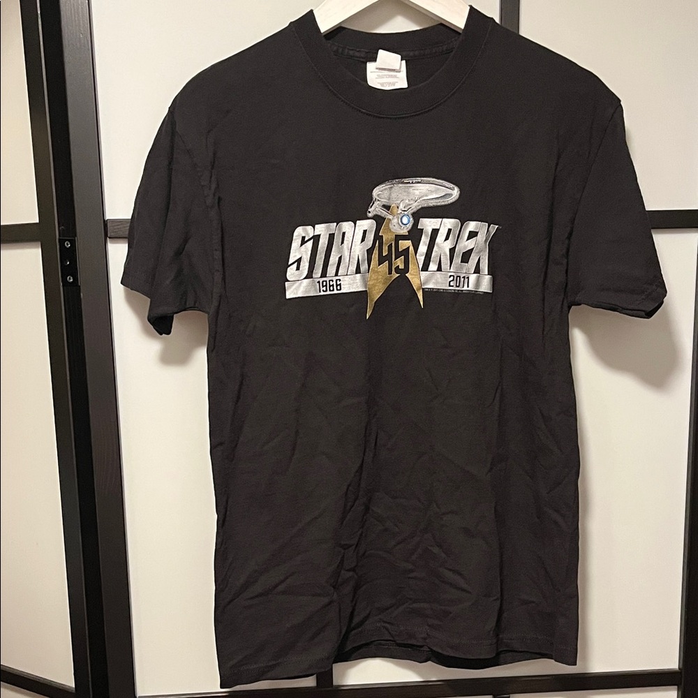 Star Trek Unisex Size Medium Black T-Shirt